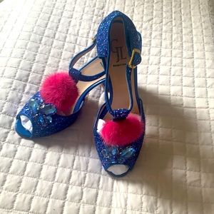 Vero Cuoio glitter pumps